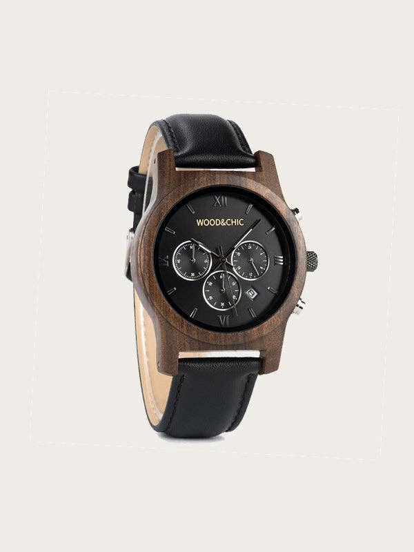Montre en Bois Homme à Quartz - Longanier pour la vente par Wood&Chic