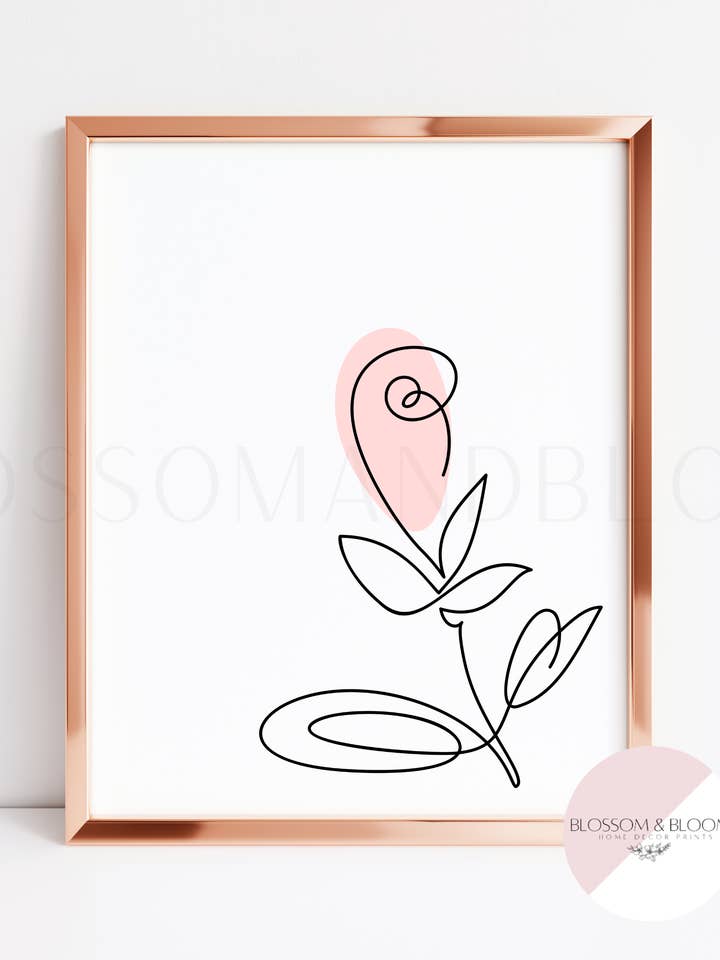 Rosa d'arte Pink Line per la vendita all'ingrosso da parte di Blossom & Bloom