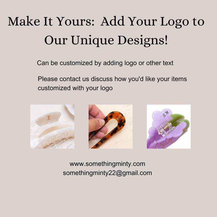 SOMETHING MINTY - Wholesale Hair Clip - Women's - Croissant Hair Claw3