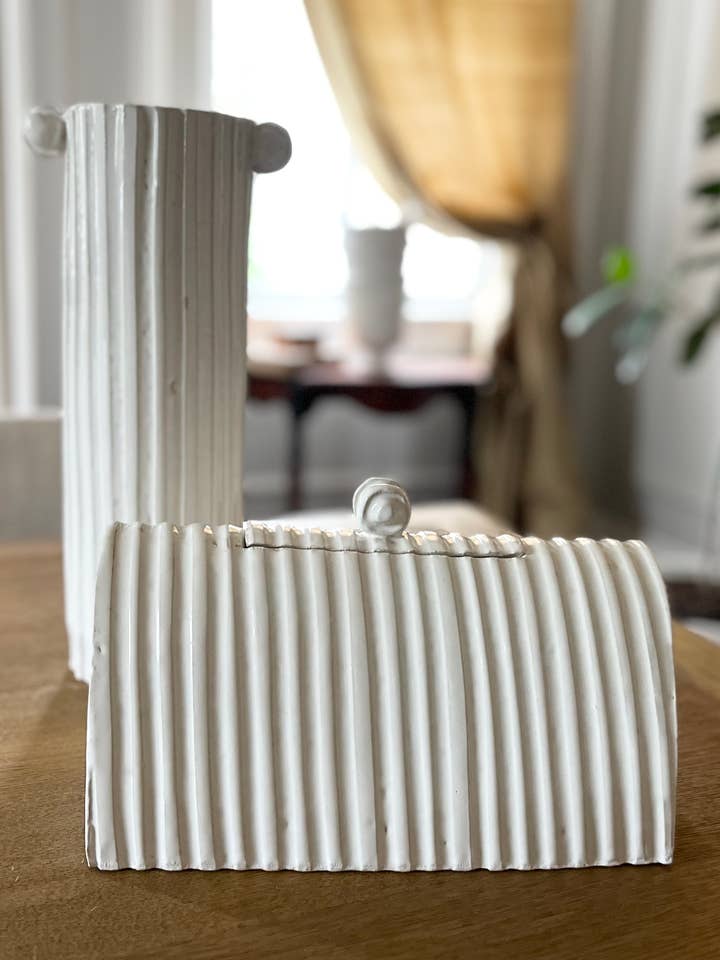 Fluted Vessels for wholesale by Objects in Clay