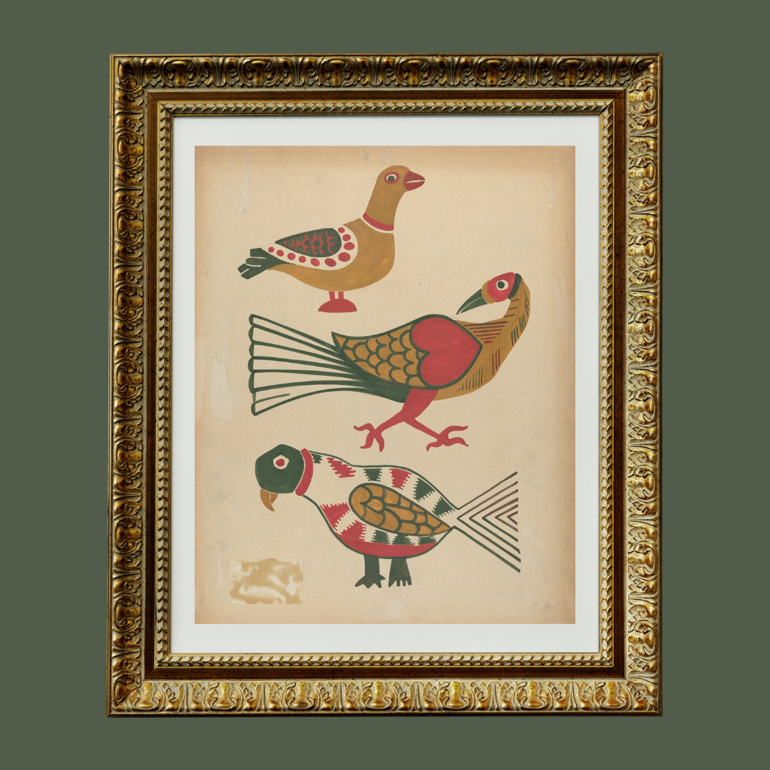 Sea to Skye - Wholesale Art Print - Folk Art I Antique Art Print5