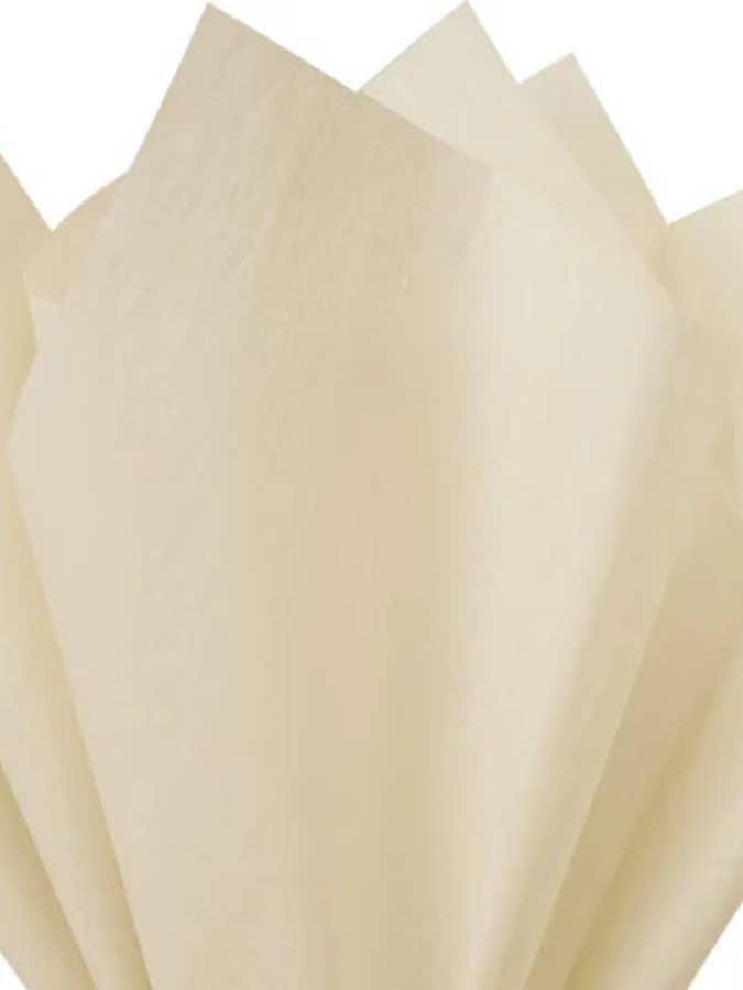 Buff Beige Tissue Paper for wholesale by Just Jubilant LLC