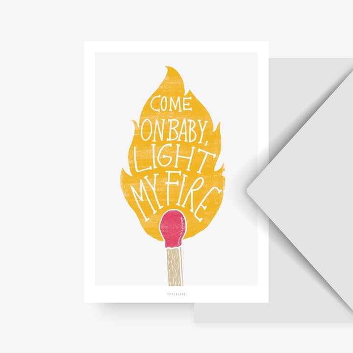 typealive - Wholesale Postcard - Postcard /Fire