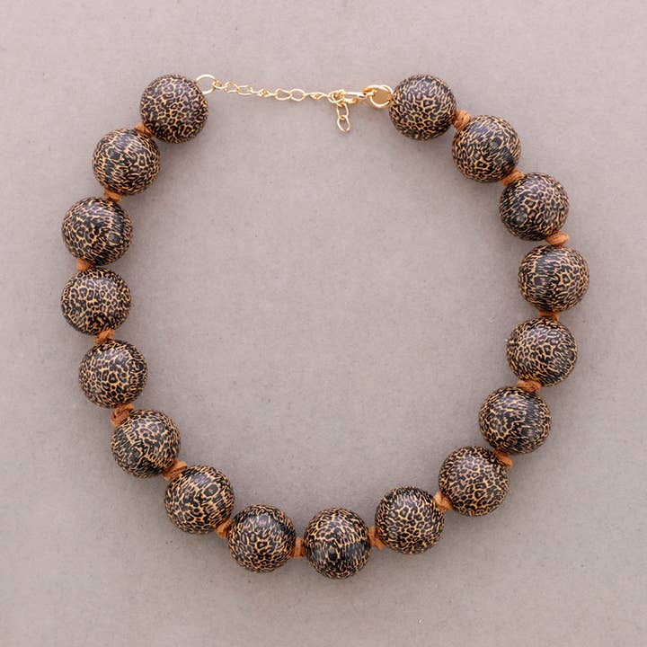 Leopardmönstrad knutbollschoker för wholesale av Sonata