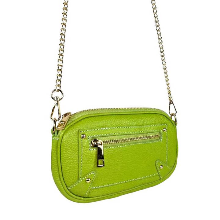 Chenson & Gorett - Wholesale Shoulder Bag - Women's - Women's Italian Leather Shoulder Bag with Long Handle Chain12