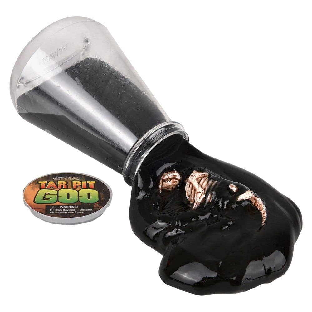 La Luna Bella - Toys – wholesale Putty/slime – Child – 3.25" Tar Pit Goo With Smilodon Fossil 12ct - LLB Toys4
