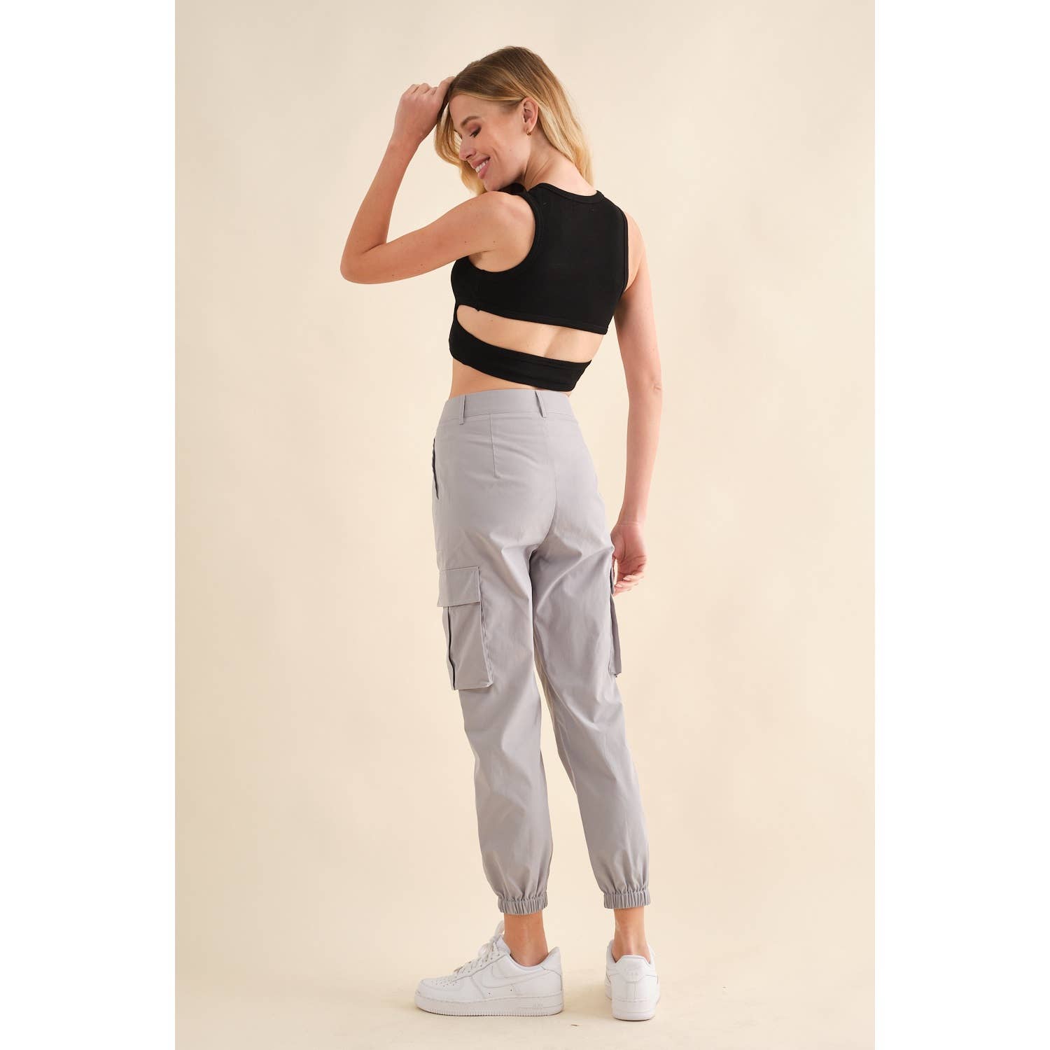 Hersy - Wholesale Athletic Sweatpants/Joggers - Women's - Cargo Jogger Pants-HP00294