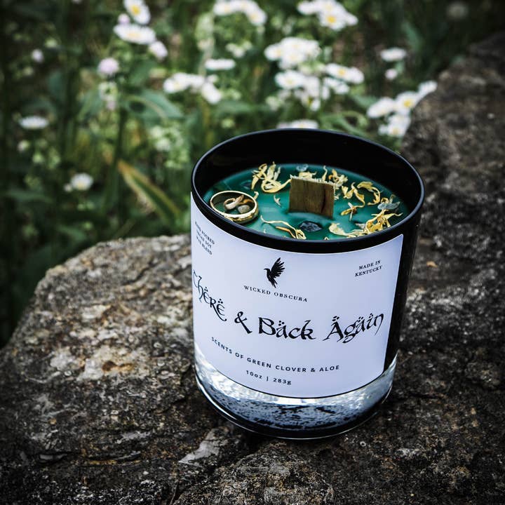 Wicked Obscura - Wholesale Jar/Filled Candle - There And Back Again- Lord Of The Rings Inspired Soy Candle6