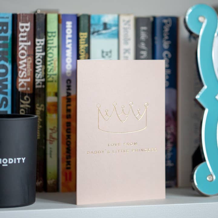 Daddy's Little Princess Father's Day Card for wholesale by TAAB London