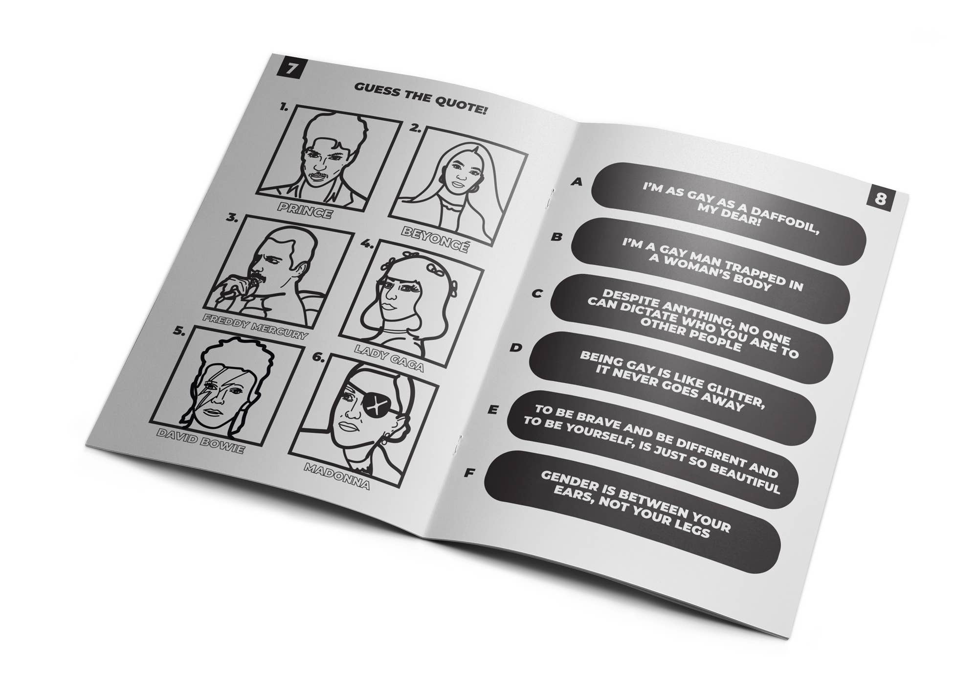 Studio Soph (We Pay Your Import Fees - We Ship DDP) - Wholesale Coloring & Activity Book - Adult - Queer LGBTQ+ Activity Coloring Book3