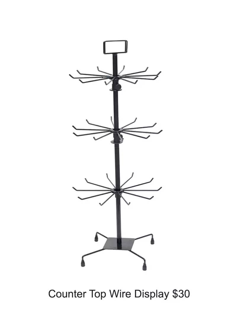 Puka Creations - Wholesale Retailer Display Stand/Case - Display-Counter Top Wire (Empty)