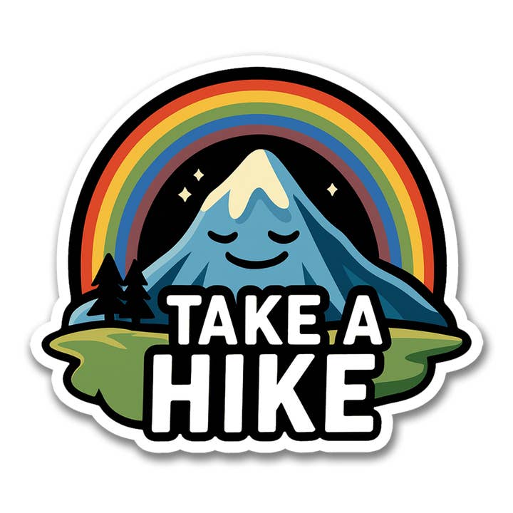 Not Applicable Take a Hike Sticker for wholesale on Faire