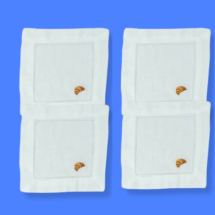 Cocktail Napkins Croissant for wholesale by Made Au Gold