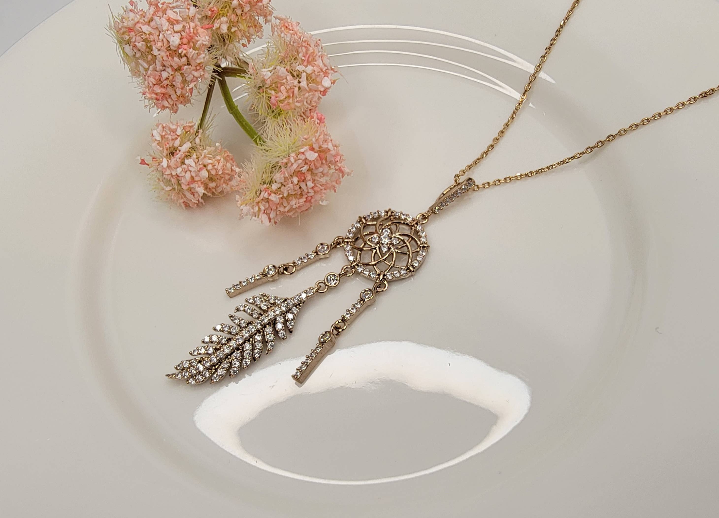 BETTYOH INC - Vendita all'ingrosso Collana con ciondolo/pendaglio - COLLANA DREAM CATCHER.6