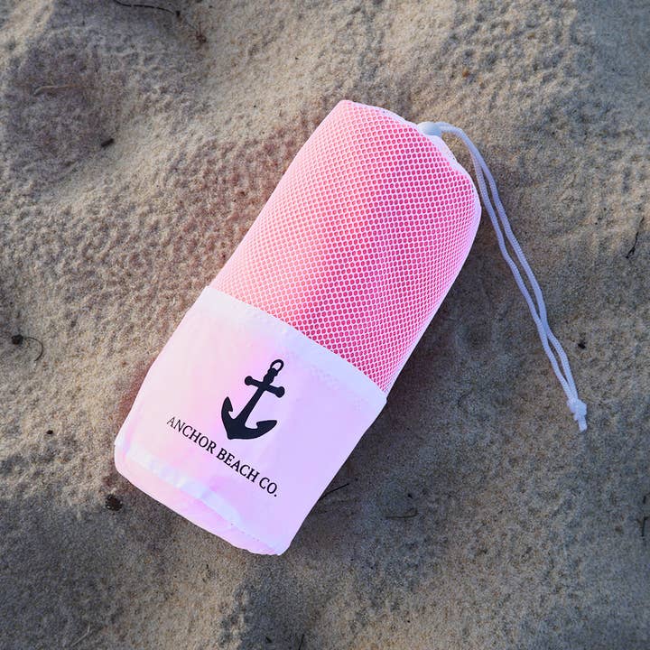 Anchor Beach Co. - Wholesale Beach towel - XL Sand Free Quick Dry Beach Towel With Pockets & Travel Bag2