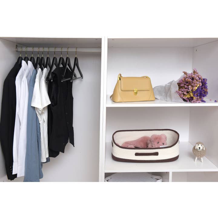 Quality Hangers - Wholesale Clothes Hangers - W070 Semi Curved Wooden Hangers, 17.5" -Black/Gold Hook - 80