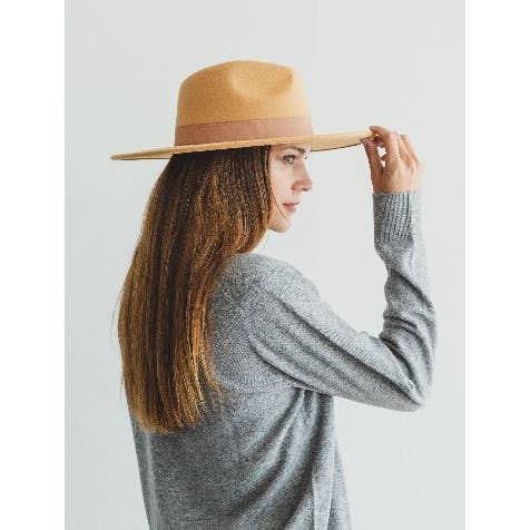 Bella Betty - Wholesale Fedora - Women's - Structured wide brim panama hat in vegan felt13