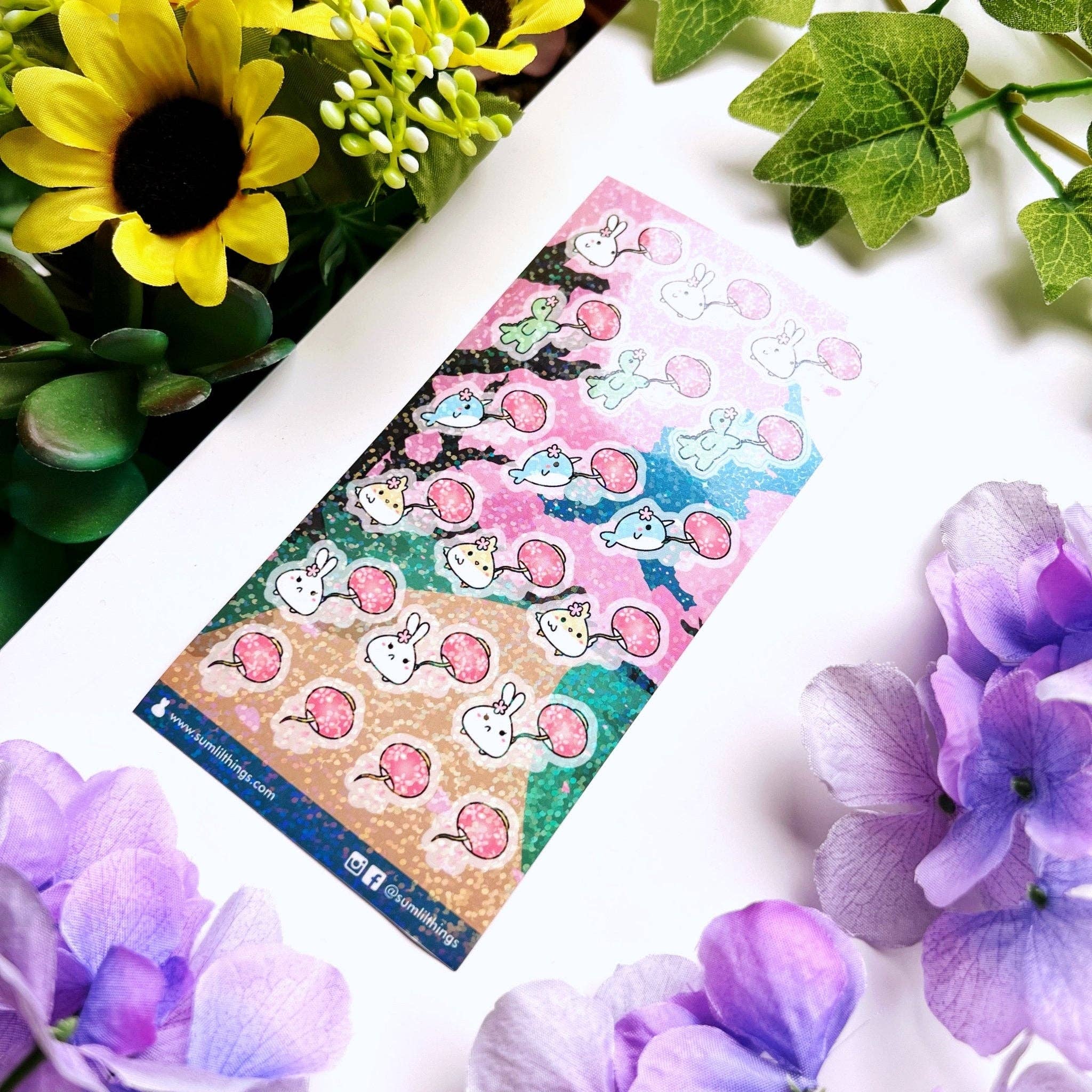 SumLilThings – wholesale Sticker – Seal Sticker - Floating Lanterns - Holographic0