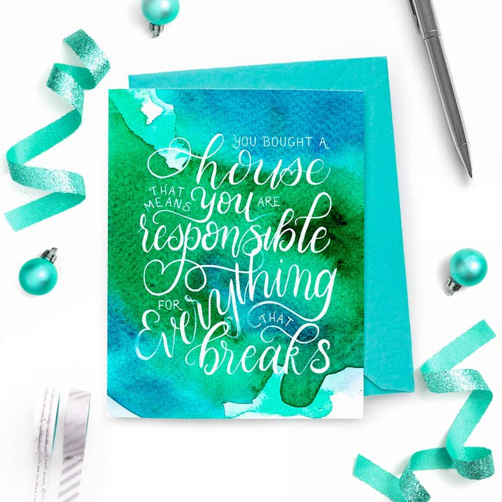 You Bought A House Card — Moving or New Home Card for wholesale by CharmCat