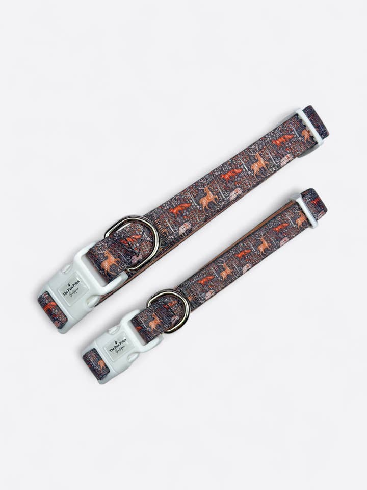 Woodland Wilderness Collar for wholesale by The Paw Print Boutique
