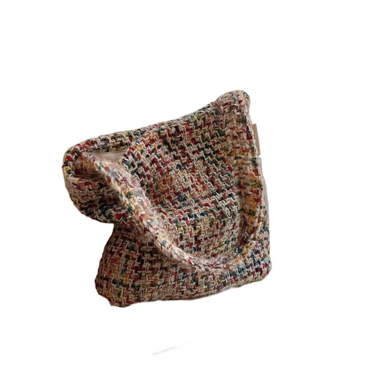 Colorful Knit Woven Shoulder Bag Women S5P707 for wholesale by alberalkirk