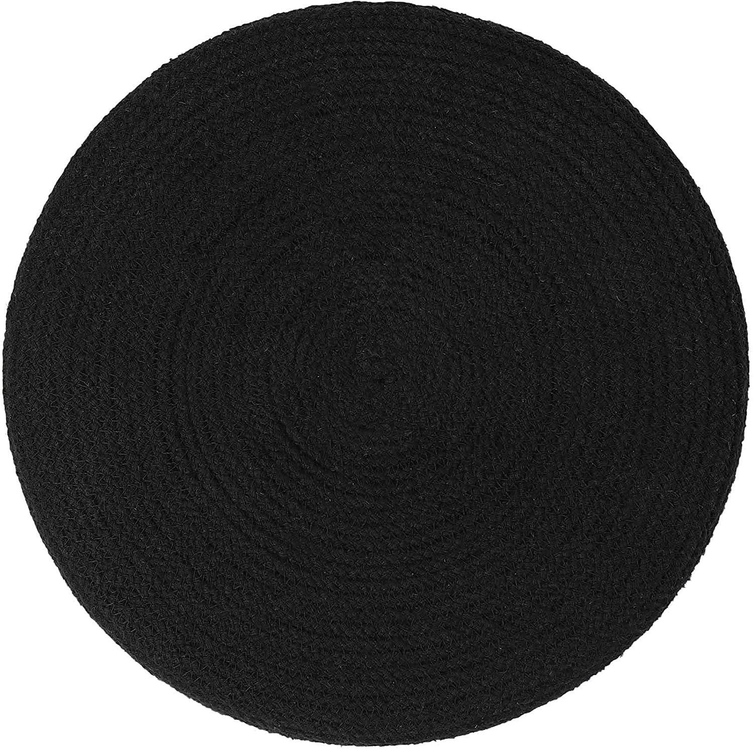 REDEARTH 70% Cotton 30% Jute, (14.5x14.5x16; Black Natural) for wholesale on Faire4