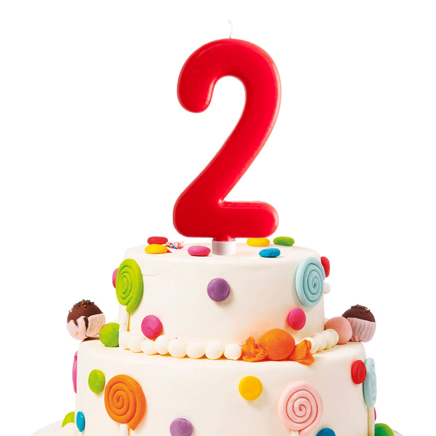 red Giant birthday candle for cakes, 15 cm for wholesale on Faire10