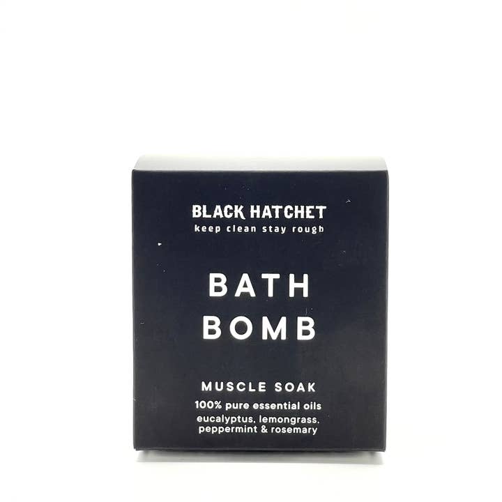 Latika Beauty - Wholesale Bath Bomb/Fizz - Men Bath Bomb âš« Black Hatchet - Muscle âš« Gift for Men