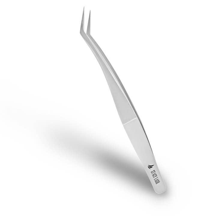 Stacy Lash STL-11 Curved L-Shaped Multifunctional Tweezers for Eyelash Extensions for wholesale by Stacy Lash