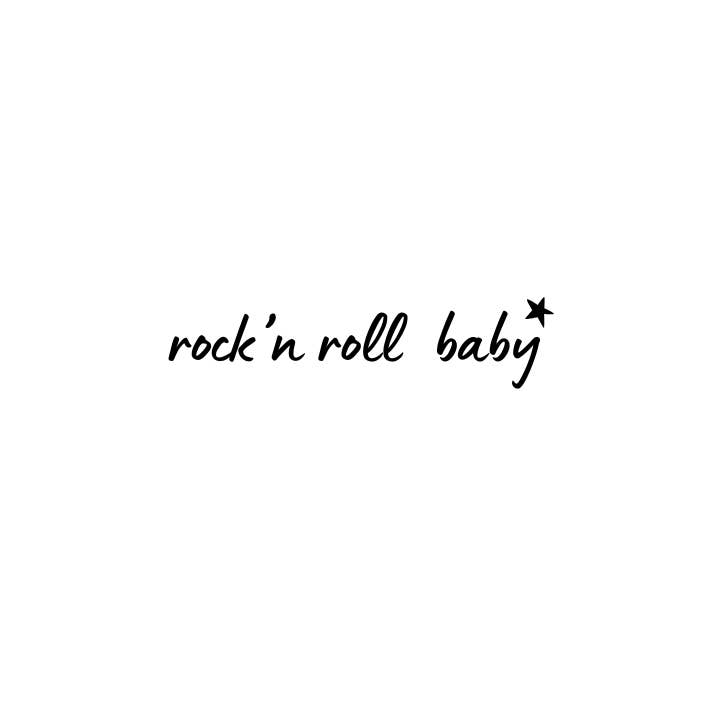 Tatouage éphémère : Rock'n roll baby for wholesale by Sioou