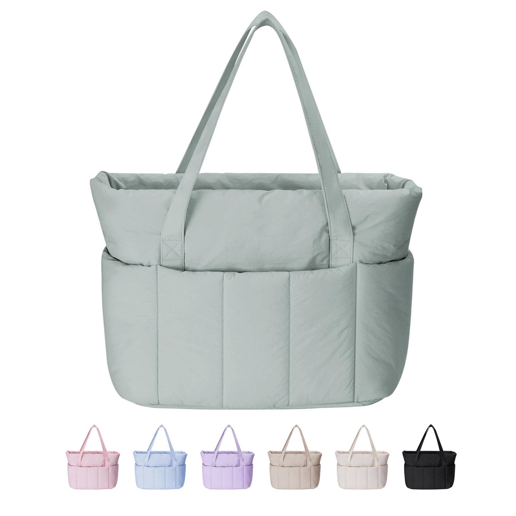 NARWEY INC - Vendita all'ingrosso Borsa tote - Donna - Borsa da viaggio Narwey Puffer per donne, adatta come bagaglio a mano.14