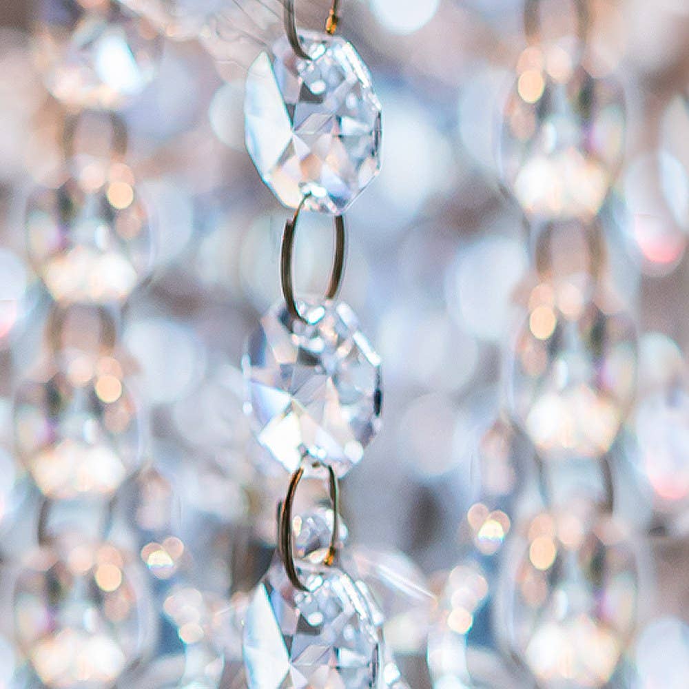 Weddingstar Inc. – wholesale Bunting/Krans – Klart akryl pärlstav krans1