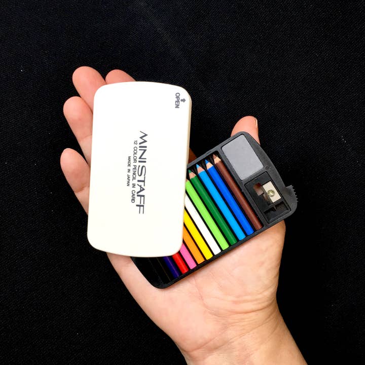 BCmini - Wholesale Pencil - 22133 12 Mini Pencils in White Card Case-18