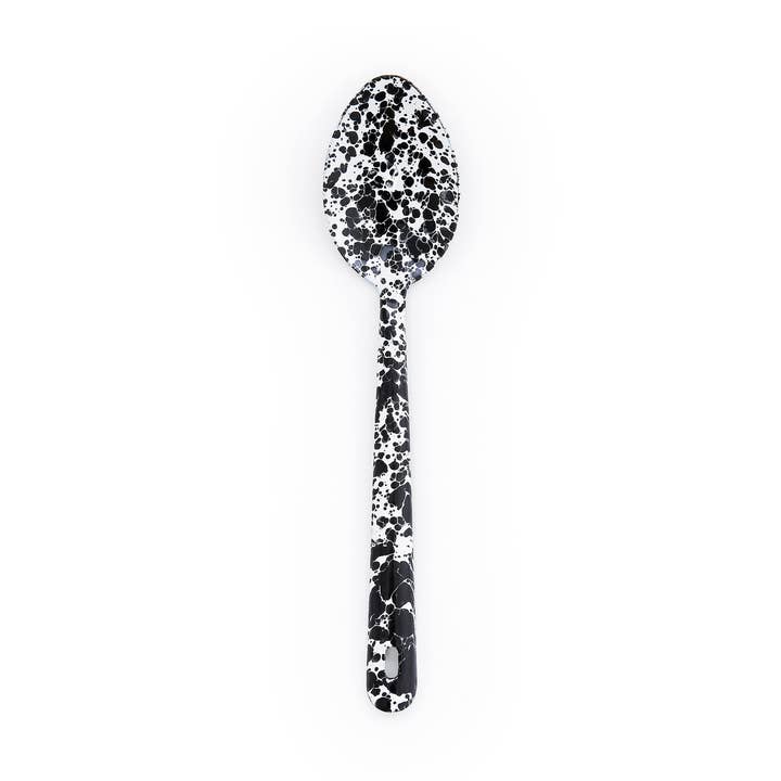 Crow Canyon Home - Wholesale Serving Utensil - Splatter Enamelware Large Serving Spoon0
