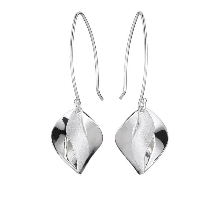 Magnolia Silver Earrings for wholesale by Berg & Blume Jewellery