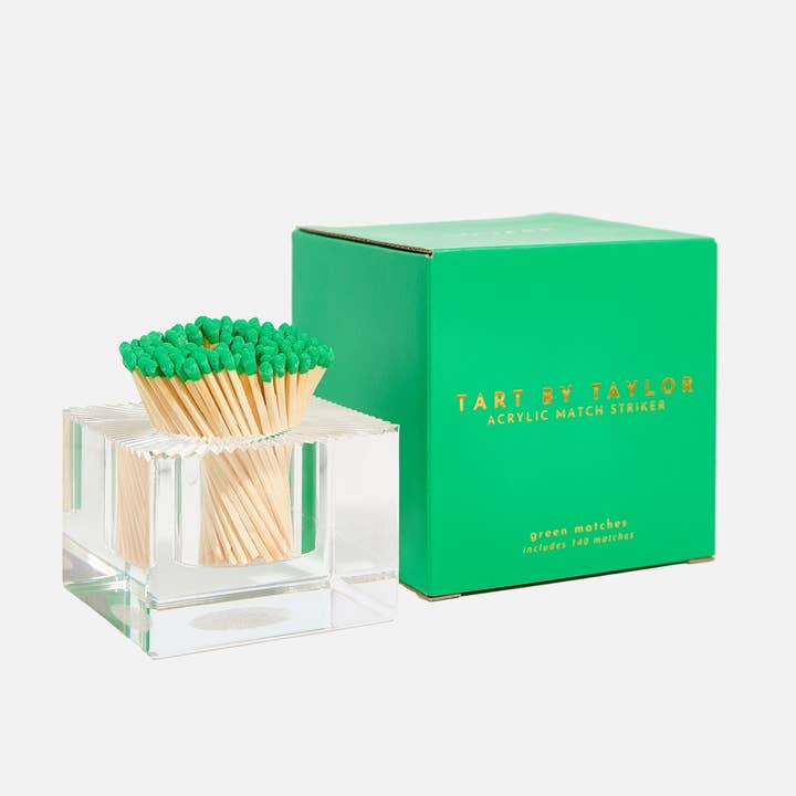Tart By Taylor - Wholesale Matches - Square Match Striker | Green Matches6