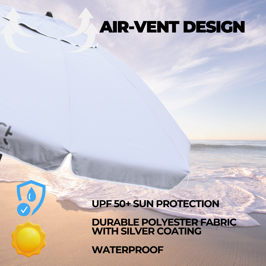 ROFFT USA LLC - Vendita all'ingrosso Ombrellone da spiaggia - Ombrellone da Spiaggia ROFFT 2 m in acciaio e alluminio resistente21