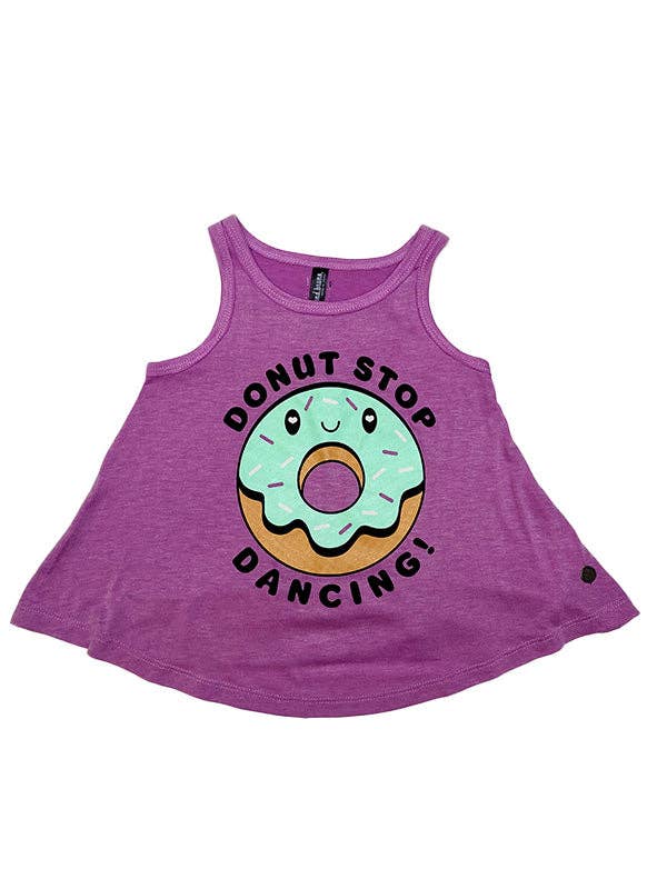 Itty Bitty Donut Stop Dancing Everyday Tank for wholesale by Sugar And Bruno