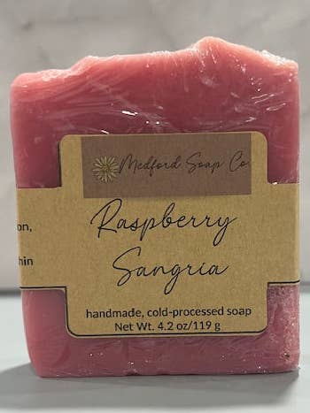 Raspberry Sangria for wholesale by Medford Soap Company