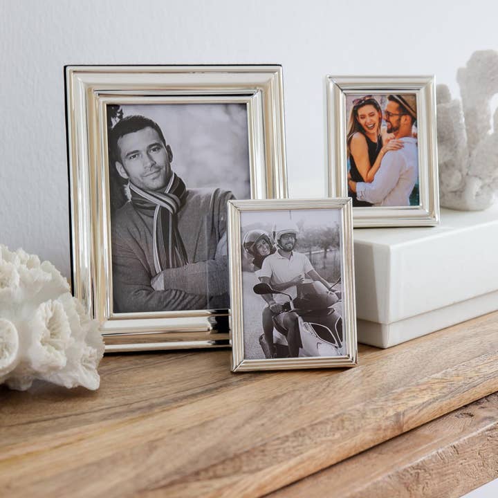 EDZARD - Wholesale Picture Frame - 2-Piece Picture Frame Sunset (13x18 cm), Silver-Plated5