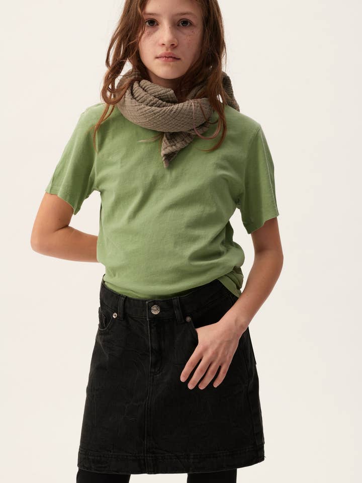 Girls Skirt `Fanny´ Denim Black for wholesale by WAYDA