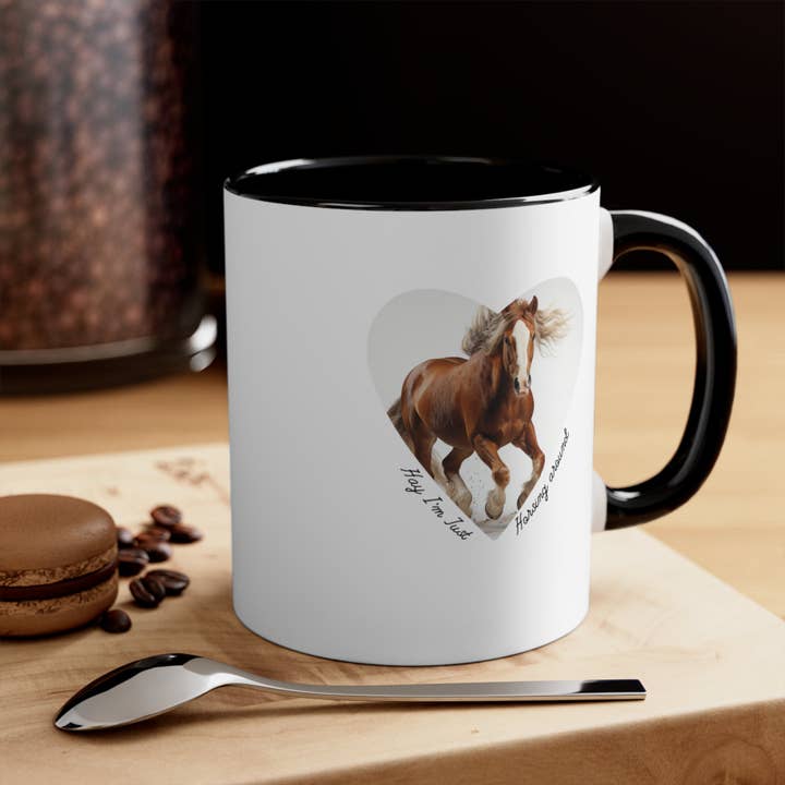 Horse Trails, tazza per amanti dei cavalli, regalo per proprietari di cavalli, tazza da caffè, regalo da donna, tazza da cavallo, regalo per gli amanti del cavallo, regalo per gli amanti del cavallo, tazza da caffè, tazza da cavallo per la vendita all'ingrosso da parte di Outlaw Design Crafts and Gifts
