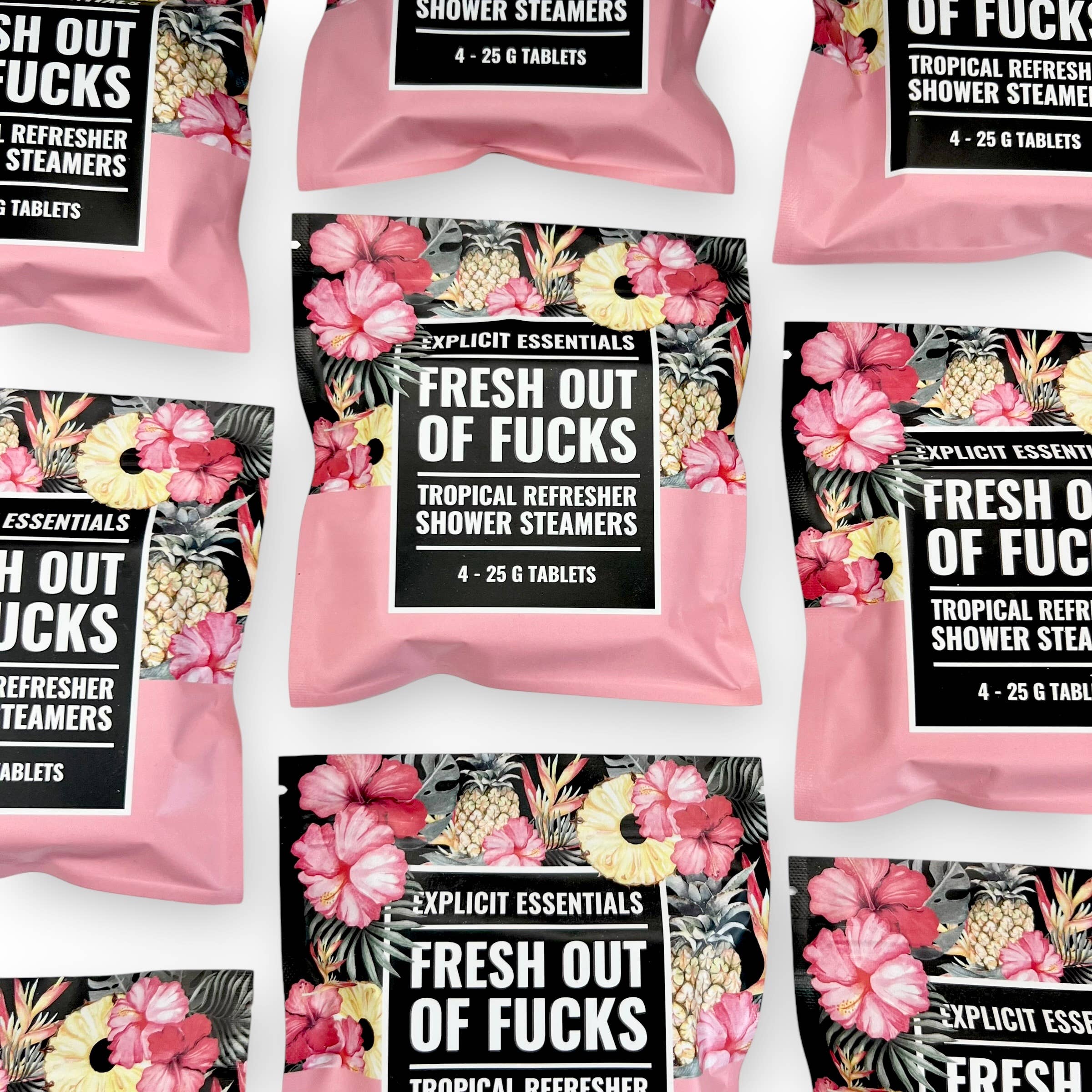 Explicit Essentials - Wholesale Shower Steamer/Bomb - Fresh Outta Fucks Shower Steamers8