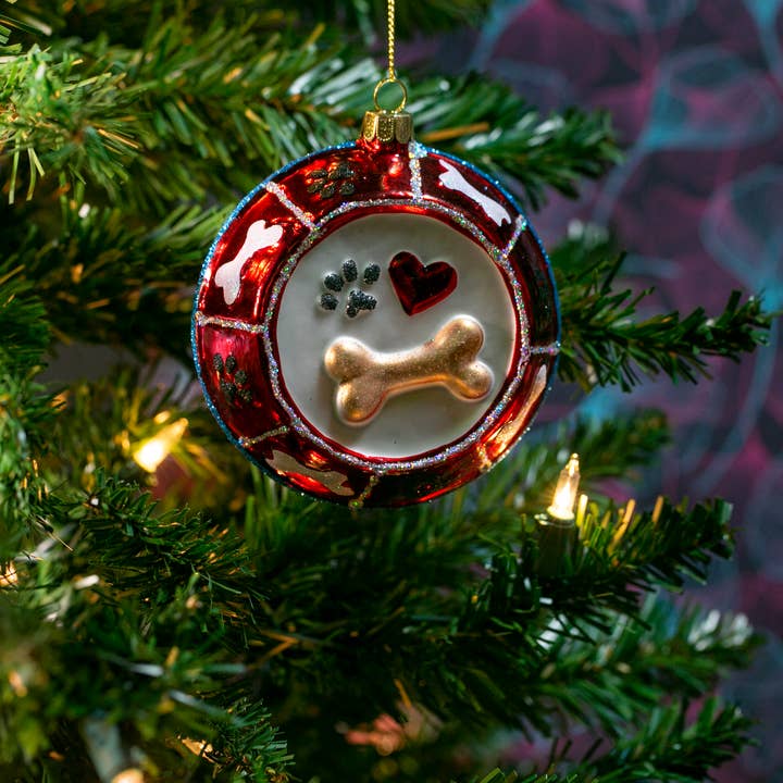 Party Rock Ornaments - Venta al por mayor Adornos - Party Rock | Cuenco para perro adorno de cristal1