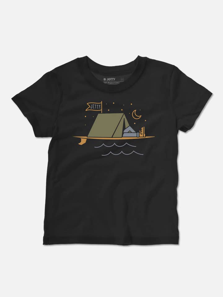 T-shirt Tot Drifter - Noir pour la vente par Jetty