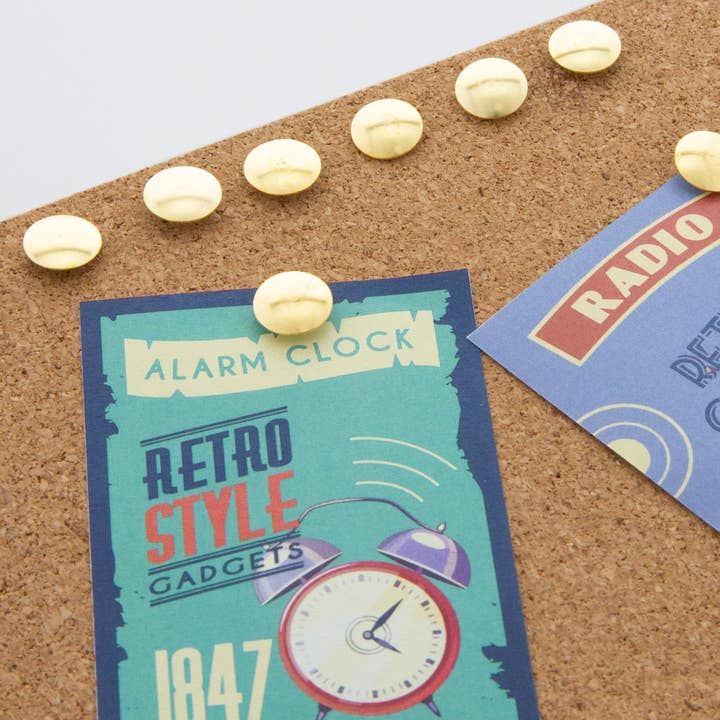 Luna Office Supply - Everyday Essential - Wholesale Thumbtacks - Brass Gold Thumb Tack - Pack of 2004