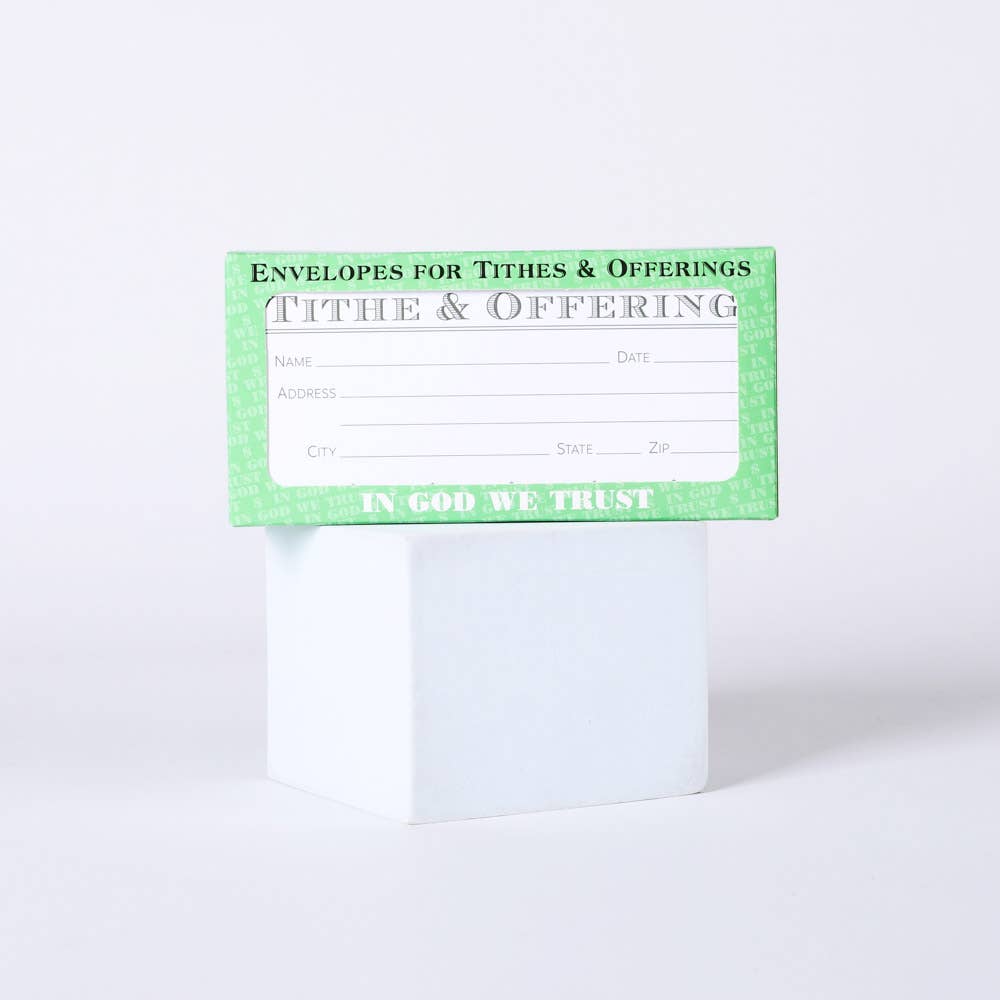 Swanson Christian Products - Wholesale Envelopes - Envelope for Tithe and Offering - Green - 100 Ct.0
