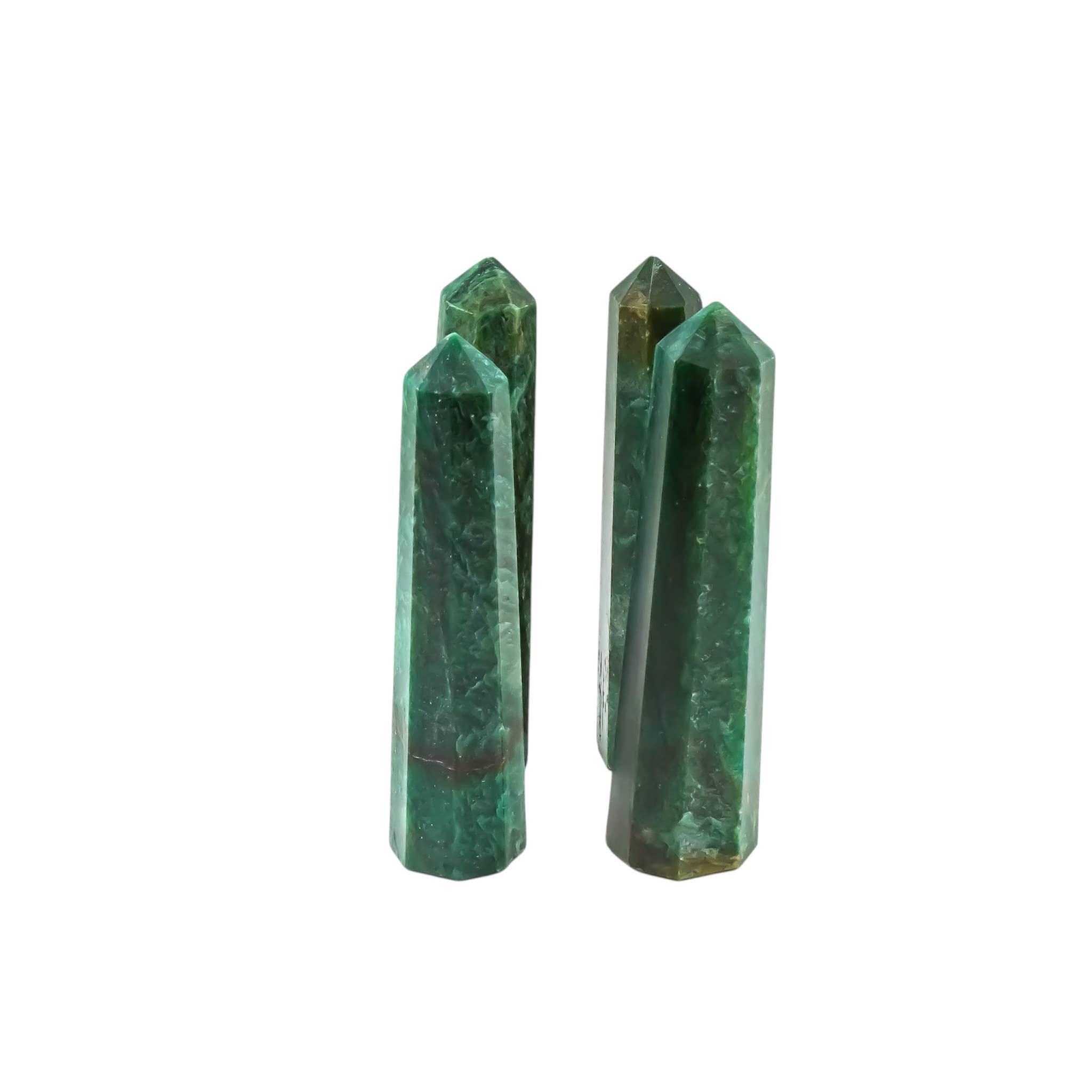 Quasar Gems USA – Pedra/cristal espiritual por atacado – Obeliscos da Torre de Jade de 6 Lados1