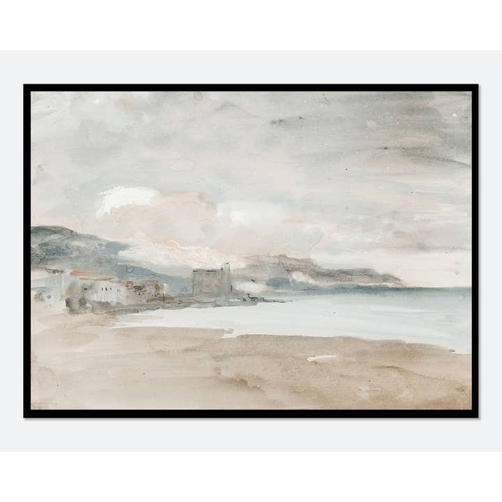 Sugar & Canvas - Wholesale Art print - European Vintage Country Coastal Beach Sea Art Print VP242