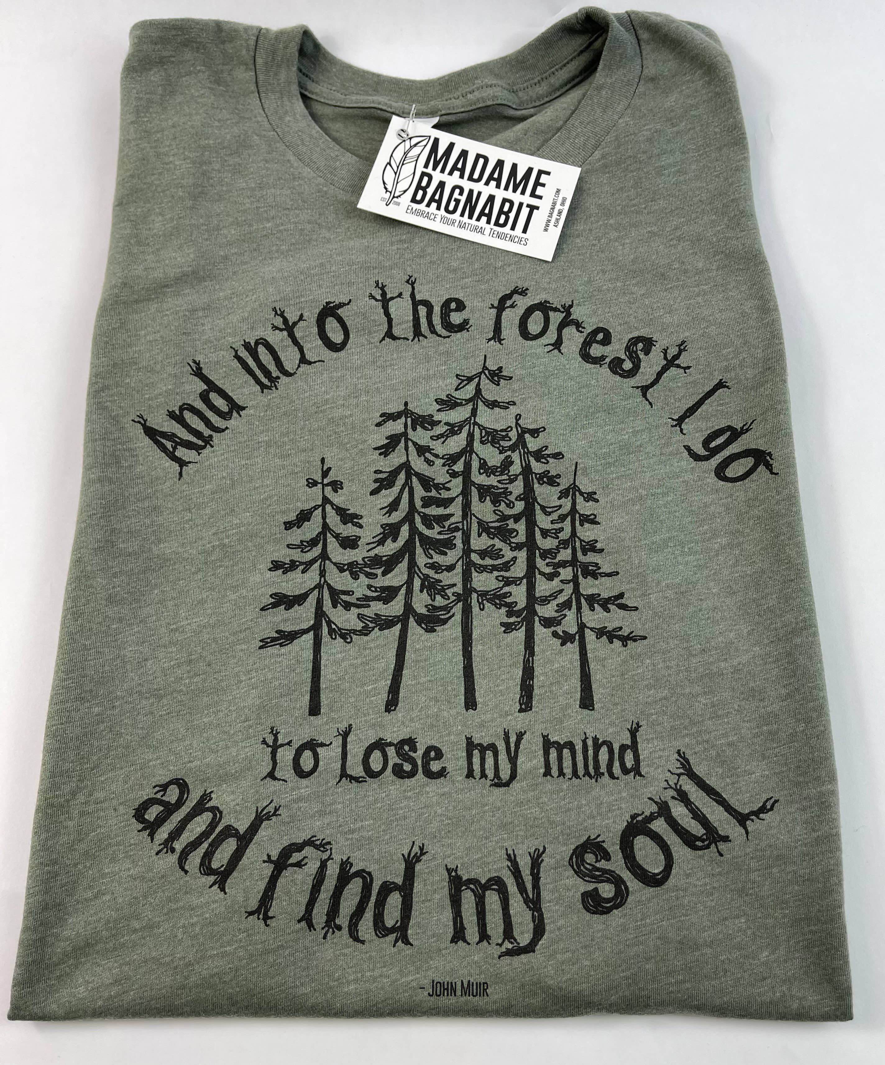 Madame Bagnabit - Wholesale Screen Printed T-Shirt - Women's - Into the Forest printed tshirt1